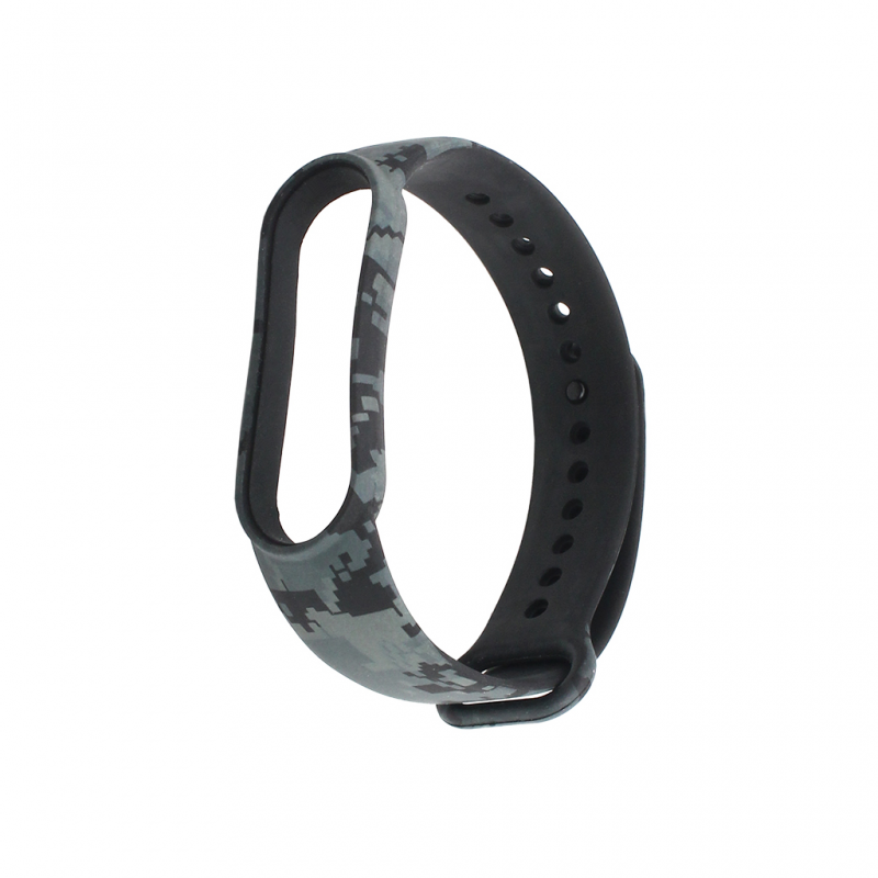Narukvica za smart watch Xiaomi Mi Band M5/M6  army siva