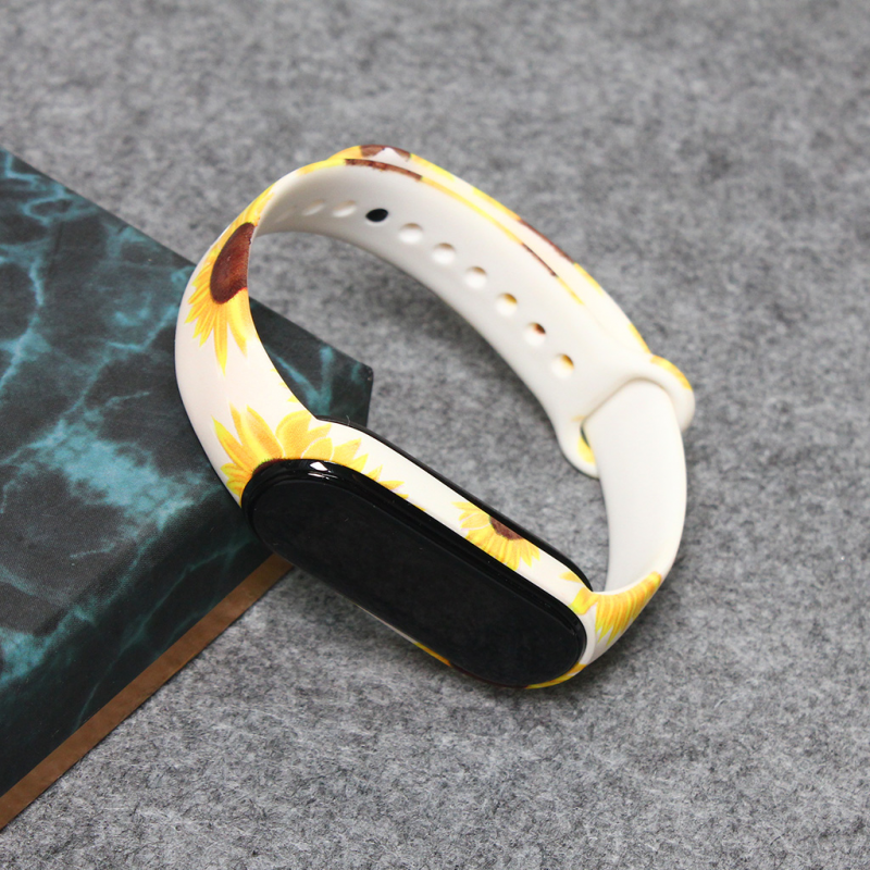 Narukvica za smart watch Xiaomi Mi Band M5/M6  sunflower