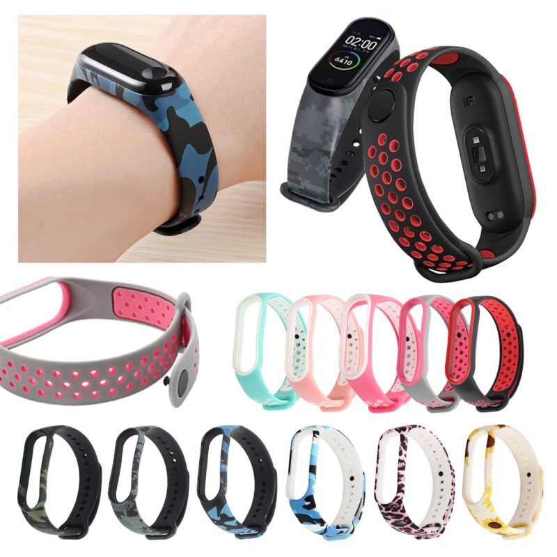 Narukvica za smart watch Xiaomi Mi Band M5/M6 pink bela