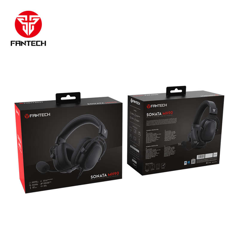 Slusalice Gaming Fantech MH90 Sonata crne