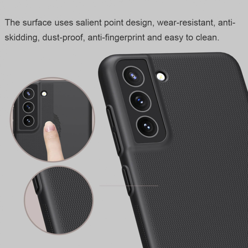 Torbica Nillkin Scrub za Samsung G990 Galaxy S21 FE crna
