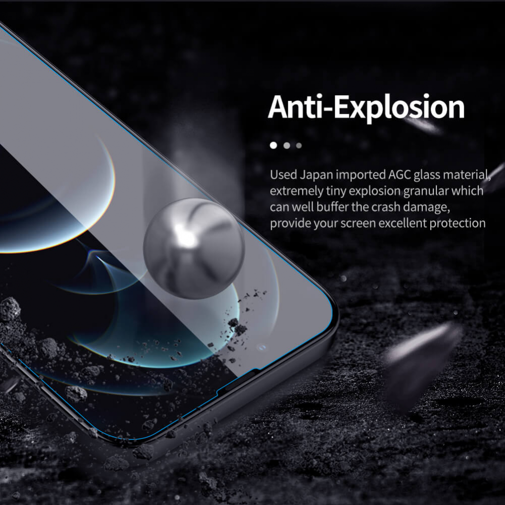 Zastitno Staklo Tempered glass Nillkin H+ Pro za iPhone 13/13 Pro/14/16e/17e 6.1