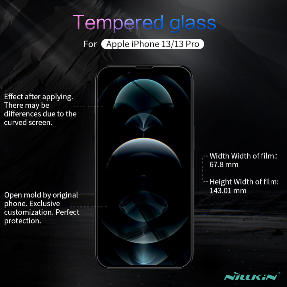 Zastitno Staklo Tempered glass Nillkin H+ Pro za iPhone 13/13 Pro/14/16e/17e 6.1