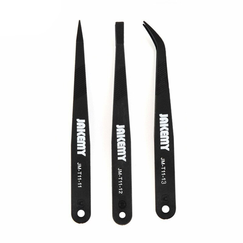 JAKEMY JM-T11 3in1 set plasticnih pinceta