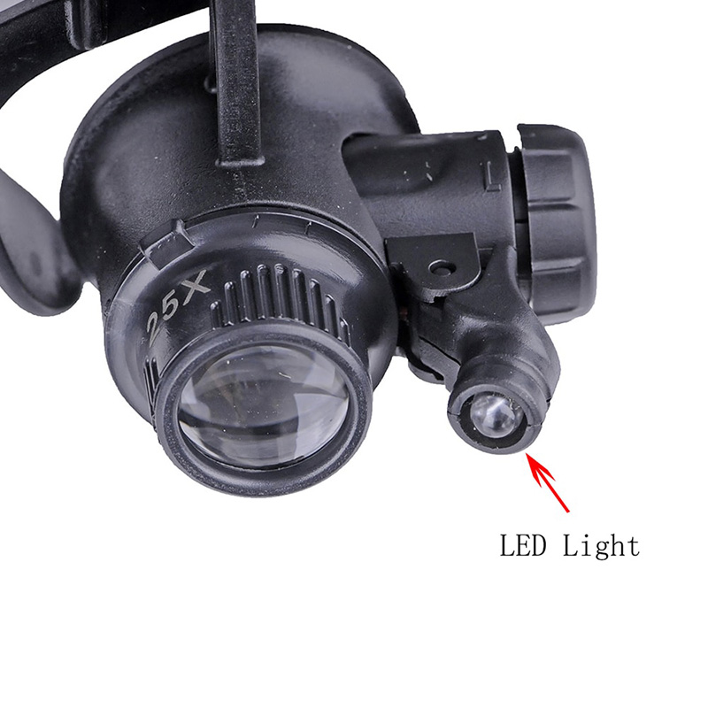 Naocare za uvelicavanje sa led svetlom 10X 15X 20X 25X