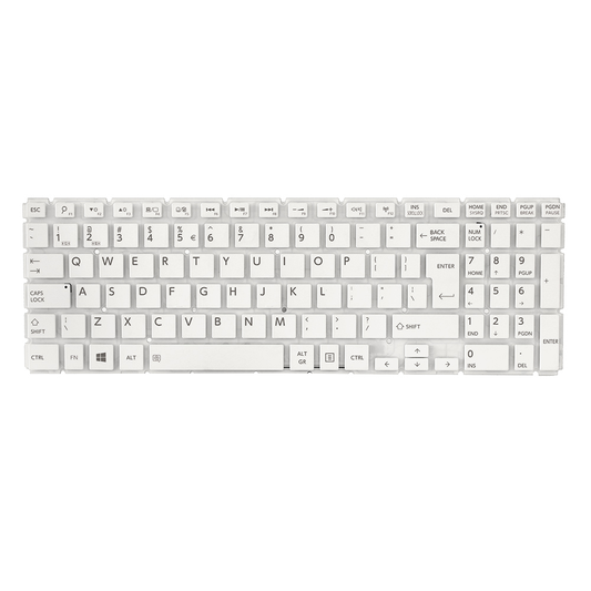 Tastatura za laptop Toshiba L50-B veliki enter bela