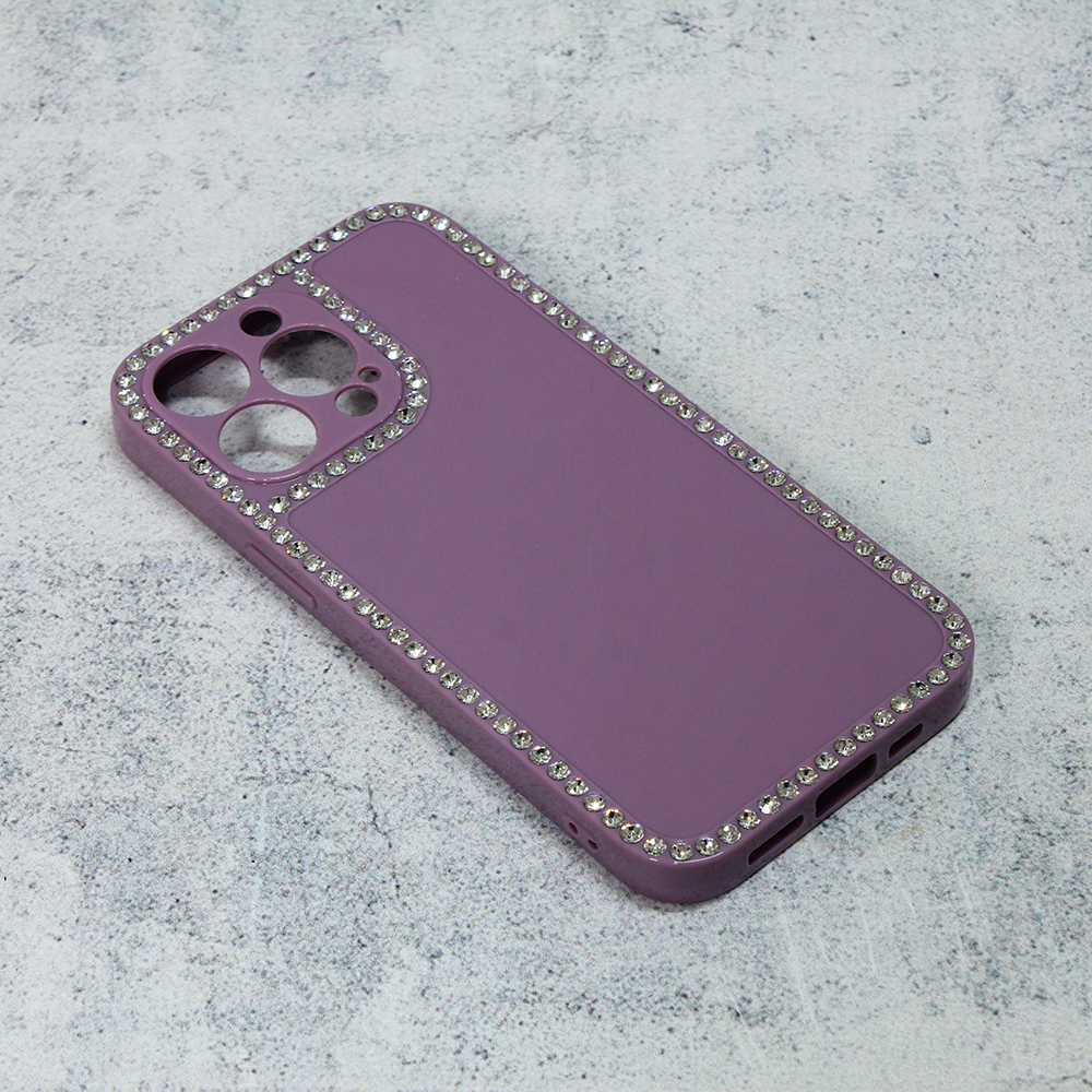 Torbica Frame Cirkon za iPhone 13 Pro 6.1 ljubicasta