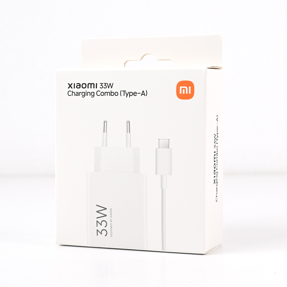 Kucni punjac Xiaomi QC 33W sa USB na Type C kablom beli