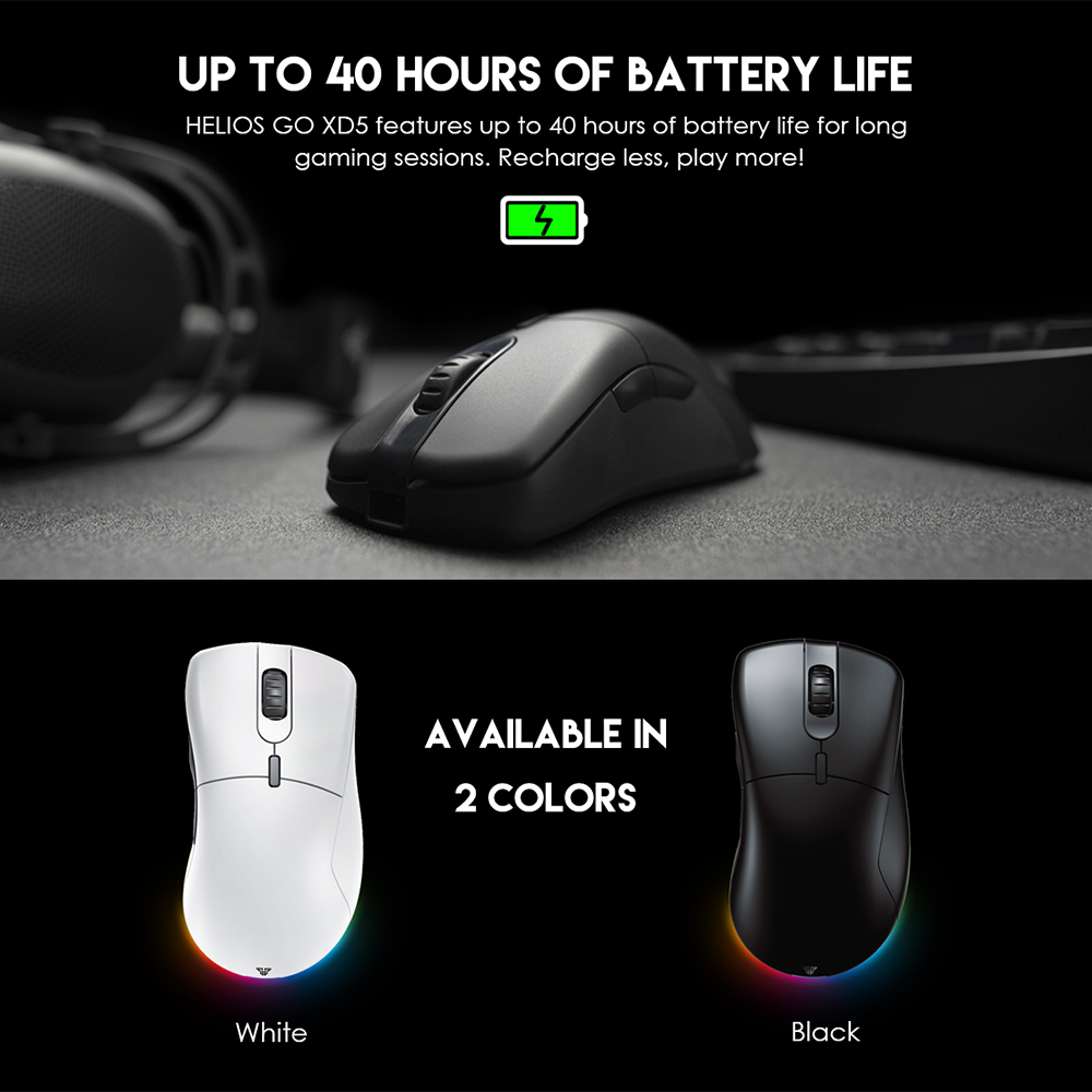 Mis Wireless Gaming Fantech XD5 Helios GO crni