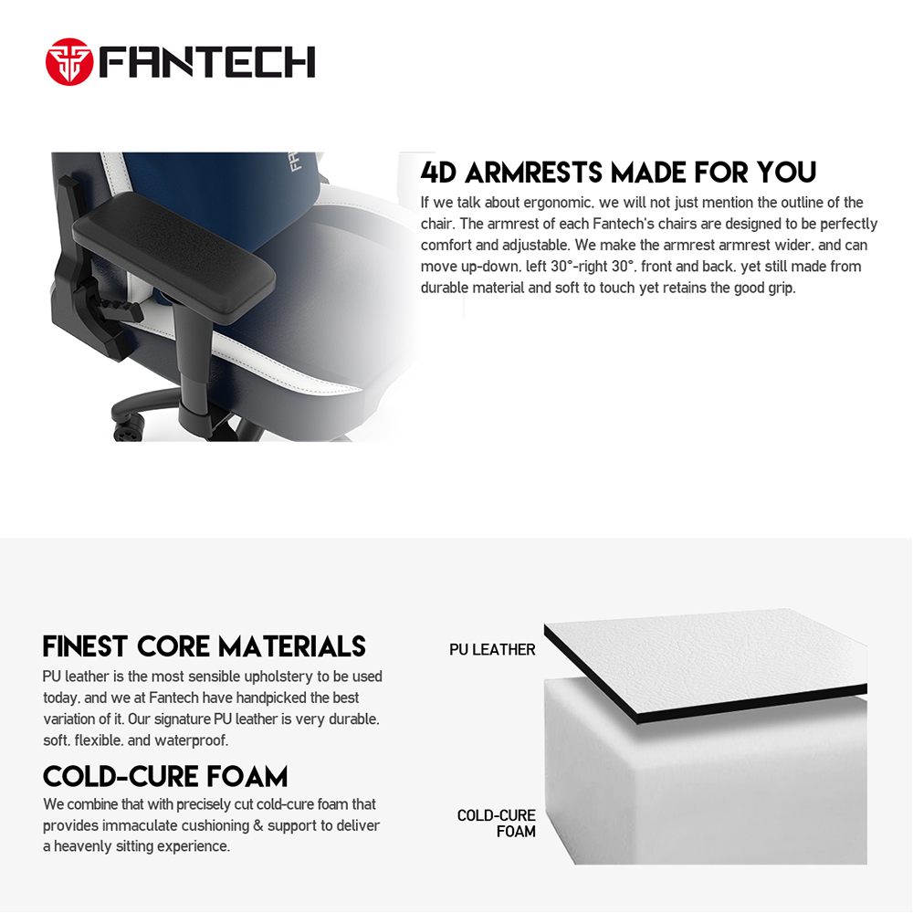 Stolica Gaming Fantech Alpha GC-283 plava