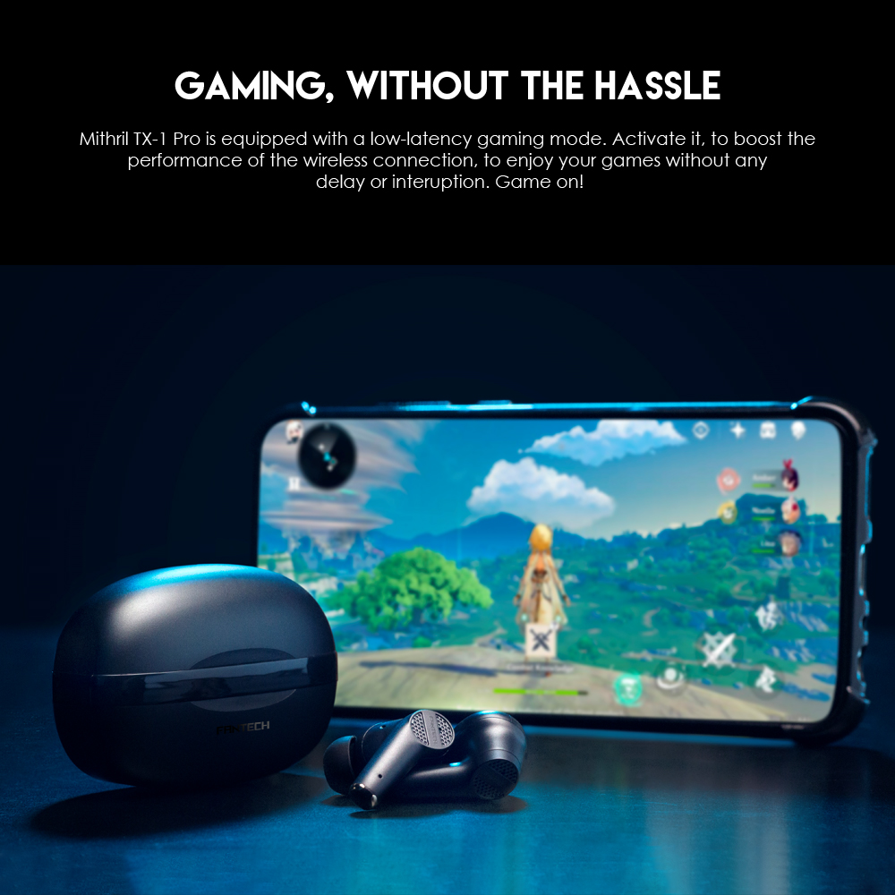 Bluetooth slusalice Fantech TX-1 Pro Mithril bele