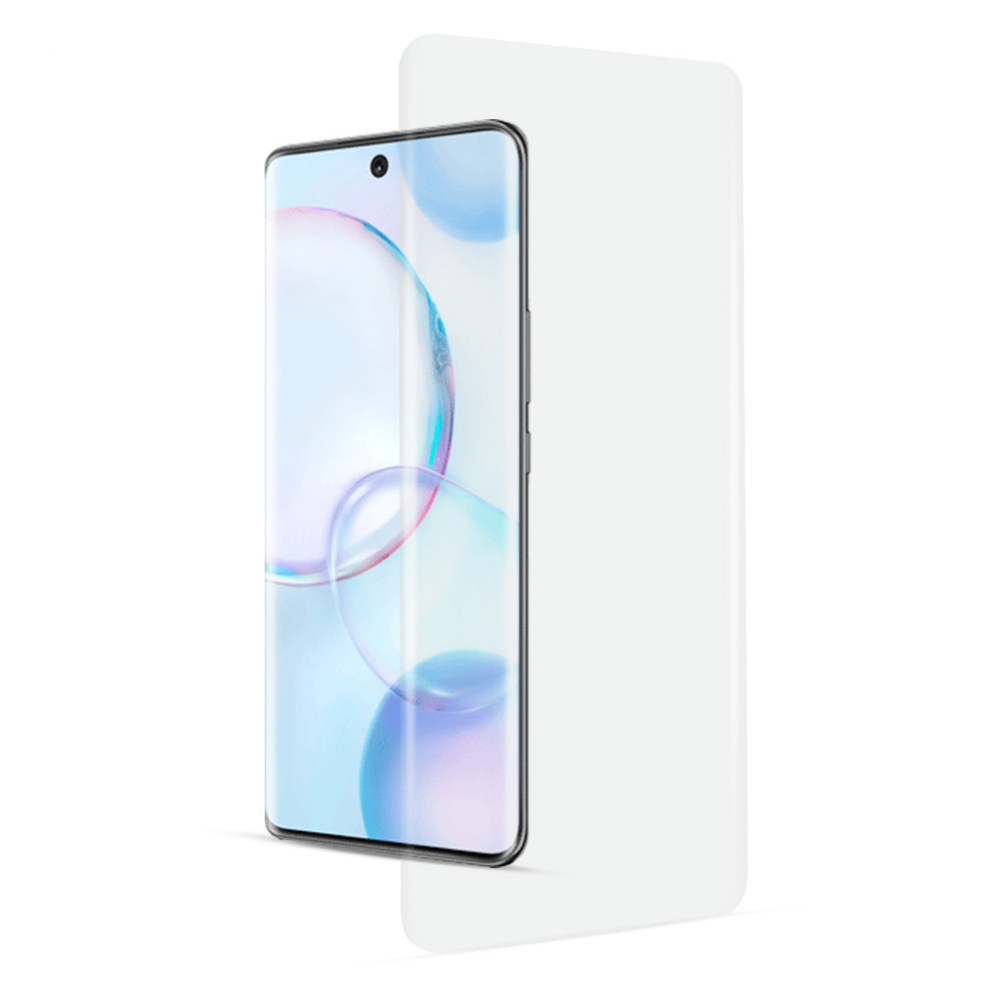 Zastitno staklo Tempered Glass Premium UV Glue Full Cover + Lampa za Honor 50