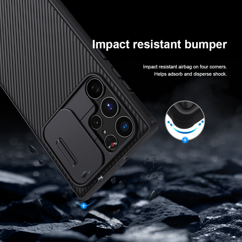 Torbica Nillkin CamShield Pro za Samsung S908B Galaxy S22 Ultra 5G crna