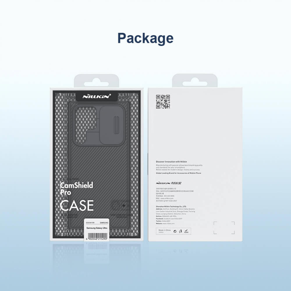 Torbica Nillkin CamShield Pro za Samsung S908B Galaxy S22 Ultra 5G crna