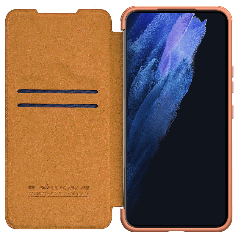 Torbica Nillkin Qin Pro za Samsung S906B Galaxy S22 Plus 5G braon