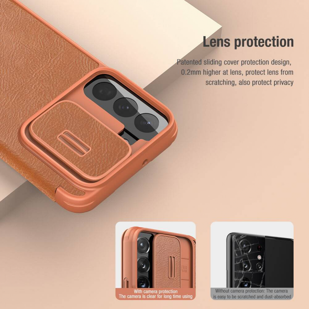 Torbica Nillkin Qin Pro za Samsung S906B Galaxy S22 Plus 5G crvena