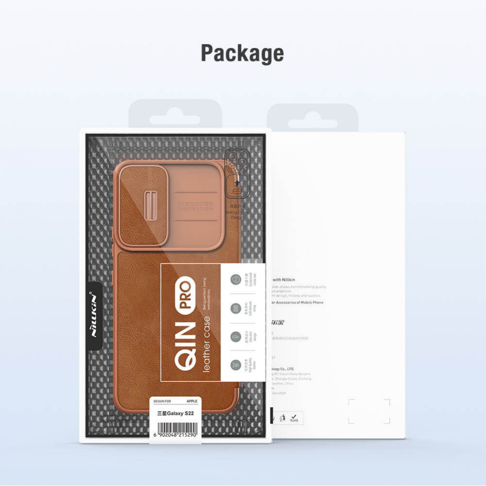 Torbica Nillkin Qin Pro za Samsung S906B Galaxy S22 Plus 5G crvena