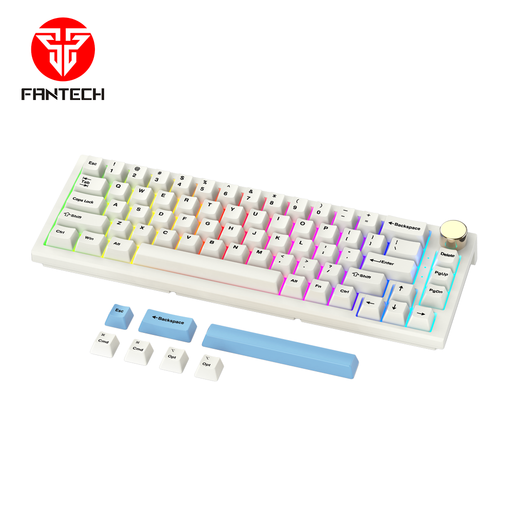Tastatura Mehanicka Gaming Fantech MK858 RGB Maxfit67 Space Edition (white switch)