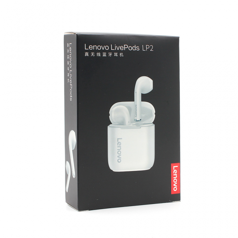 Bluetooth slusalice Lenovo LP2 Airpods crne HQ