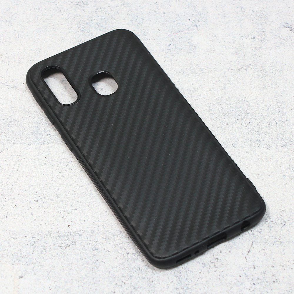 Torbica Carbon fiber za Samsung A405F Galaxy A40 crna