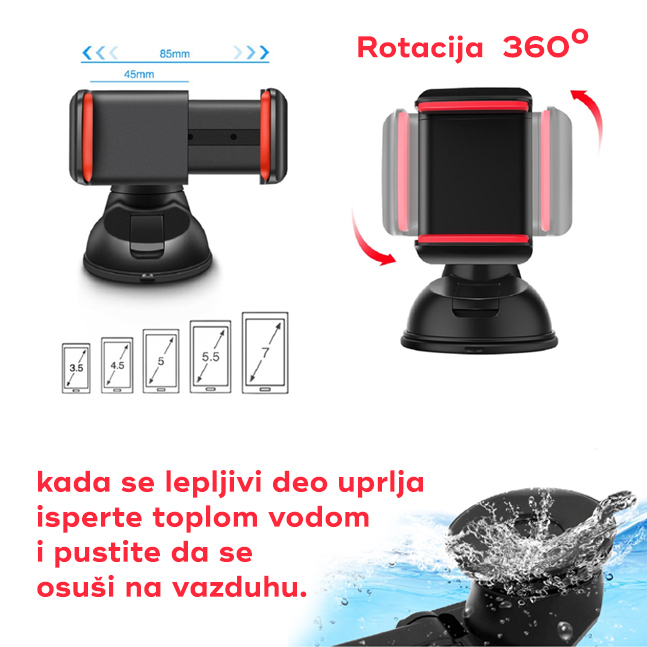 Auto stalak VCS-0103 beli