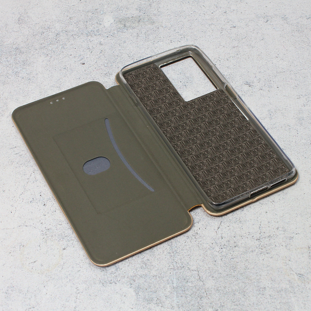 Torbica Teracell Flip Cover za Motorola Moto G200 5G/Edge S30 zlatna