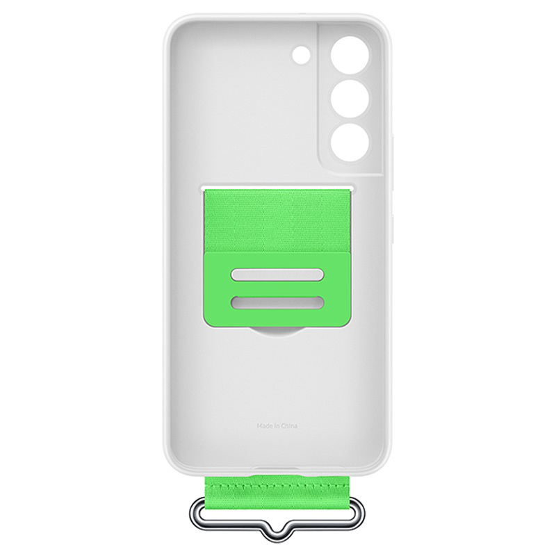 Samsung silikonska torbica sa kaisem za S906B Galaxy S22 transparent (EF-GS901-TWE)