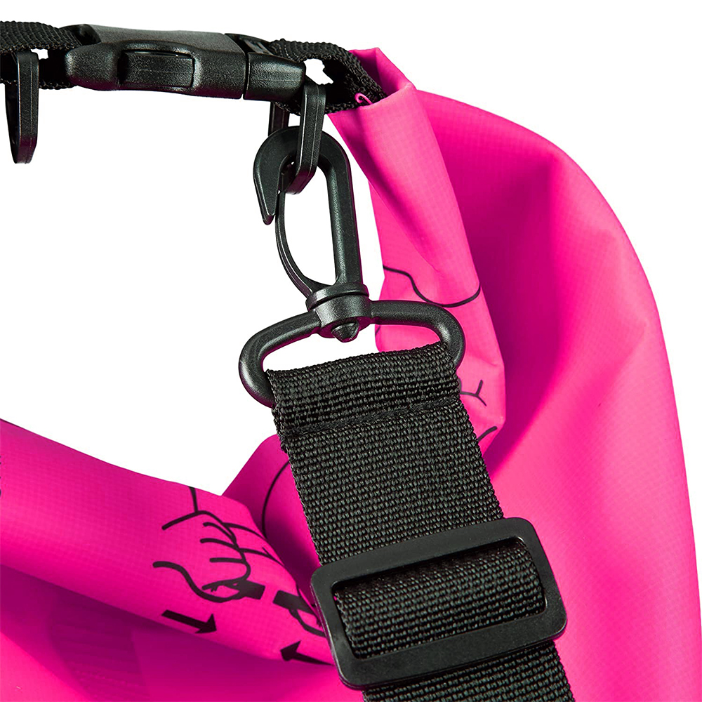Vodootporna suva torba EL 20L pink
