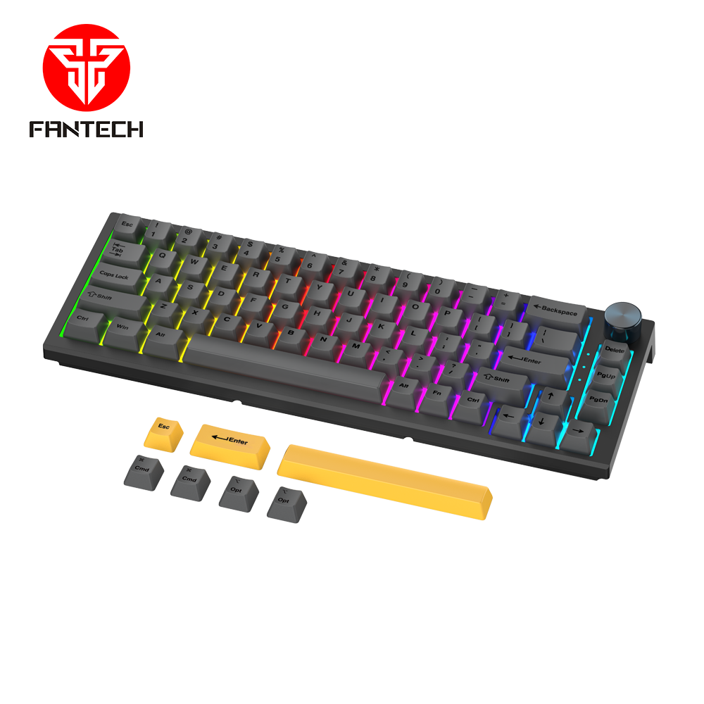 Tastatura Mehanicka Gaming Fantech MK858 RGB Maxfit67 crna (white switch)