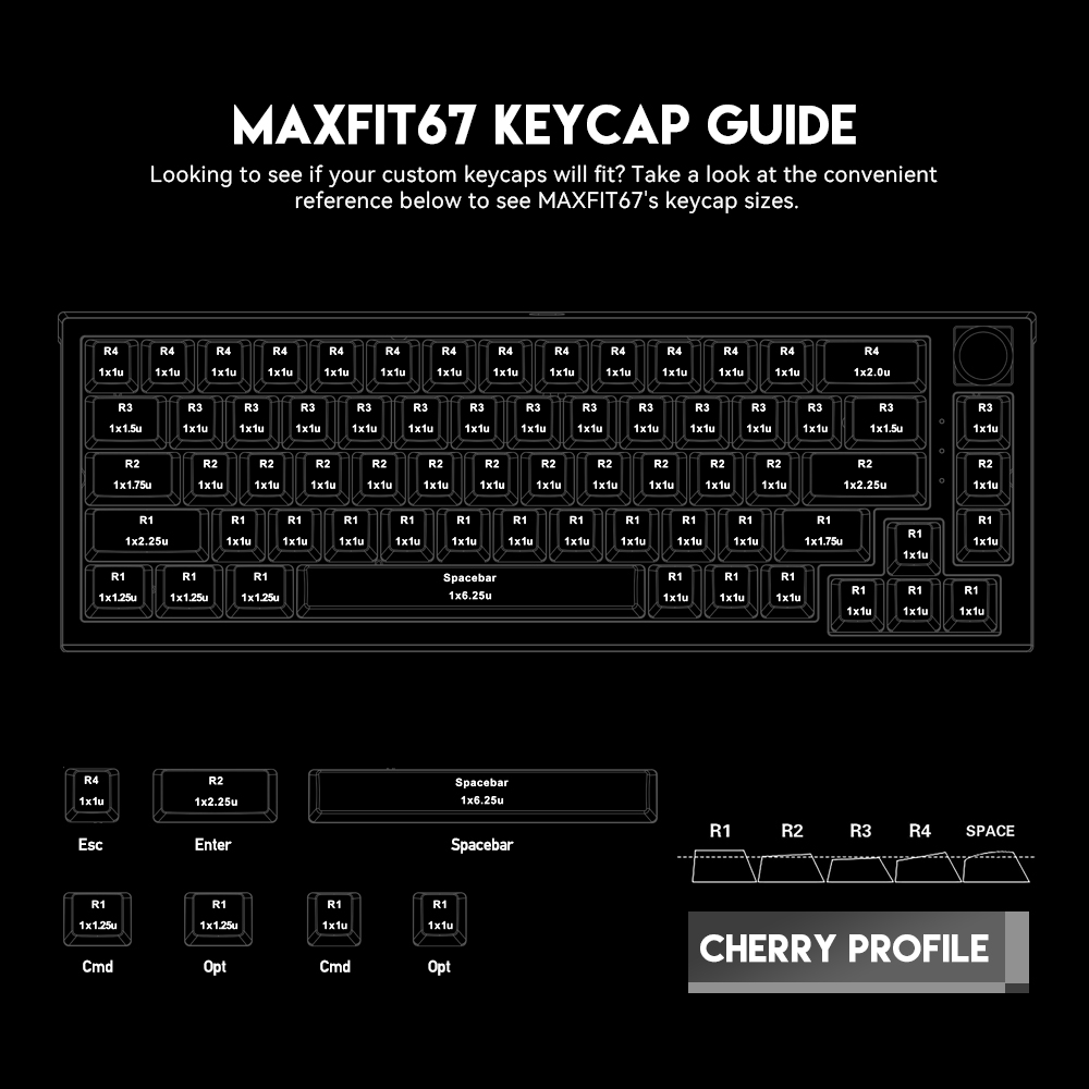 Tastatura Mehanicka Gaming Fantech MK858 RGB Maxfit67 crna (white switch)
