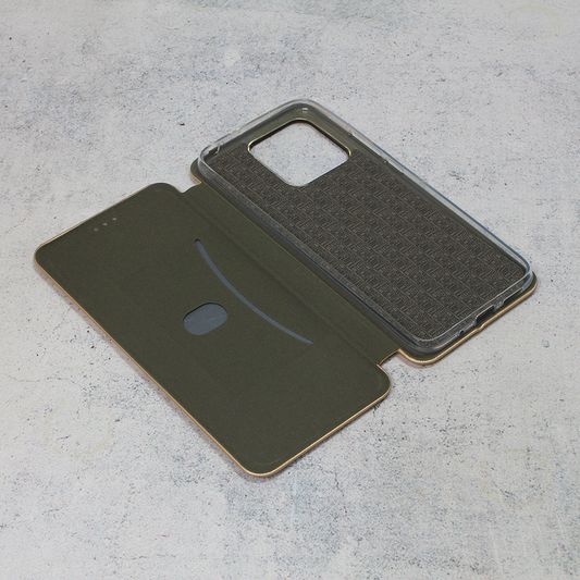 Torbica Teracell Flip Cover za Xiaomi Redmi 10C zlatna