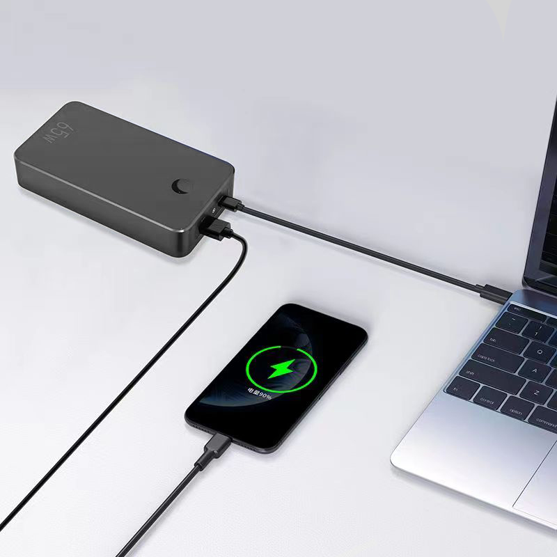 Power bank za laptop Libower LP-P5 65W 18000mAh fast charger crni