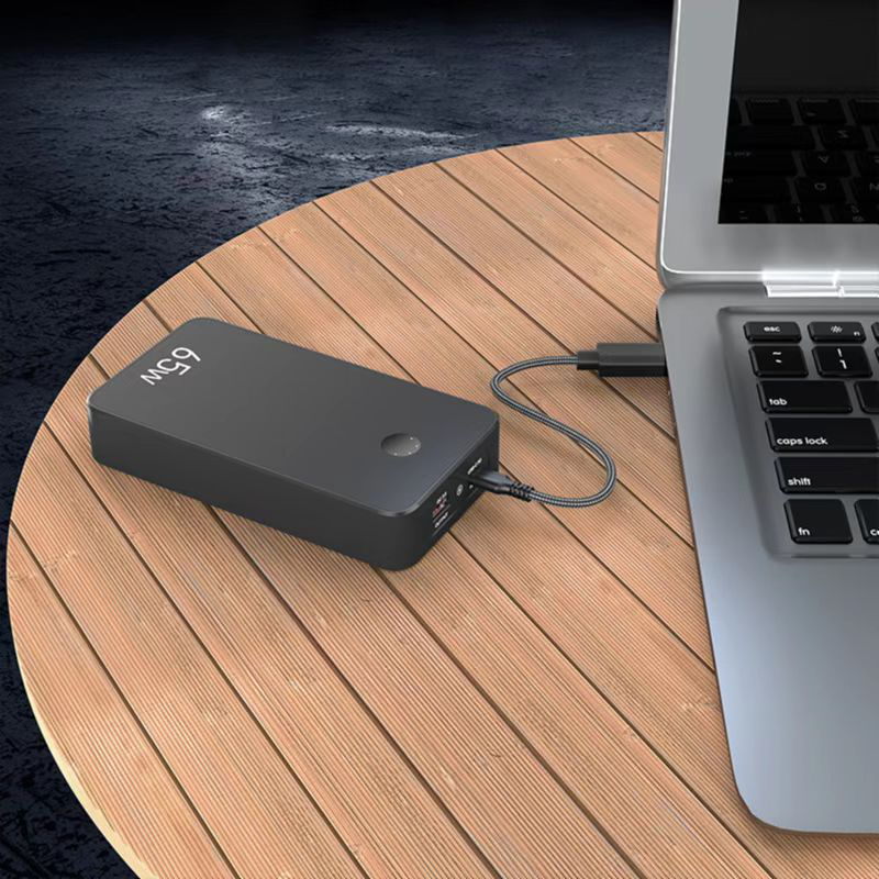 Power bank za laptop Libower LP-P5 65W 18000mAh fast charger crni