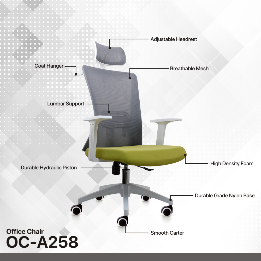 Stolica Office Fantech OC-A258 crna