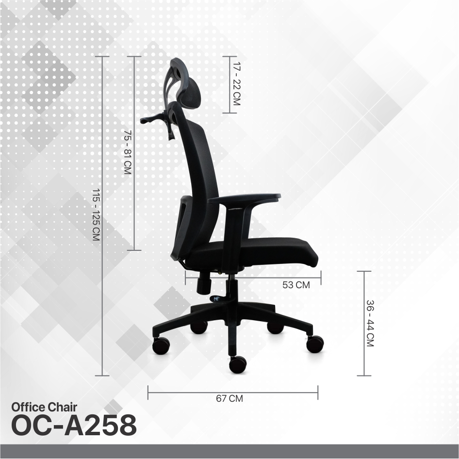 Stolica Office Fantech OC-A258 pink