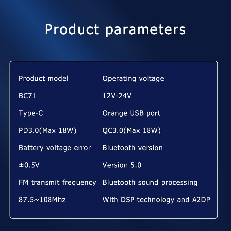 FM transmiter BC71-1