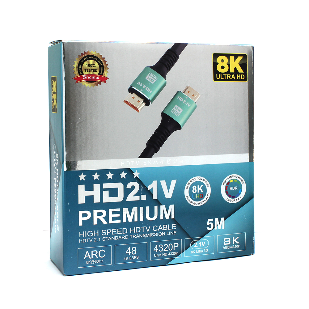 Kabl HDMI 8K 5m (HDMI 2.1ver)