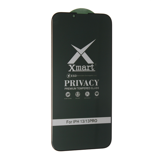 Zastitno Staklo Tempered glass X mart 9D Privacy za iPhone 13/13 Pro/14/16e/17e 6.1
