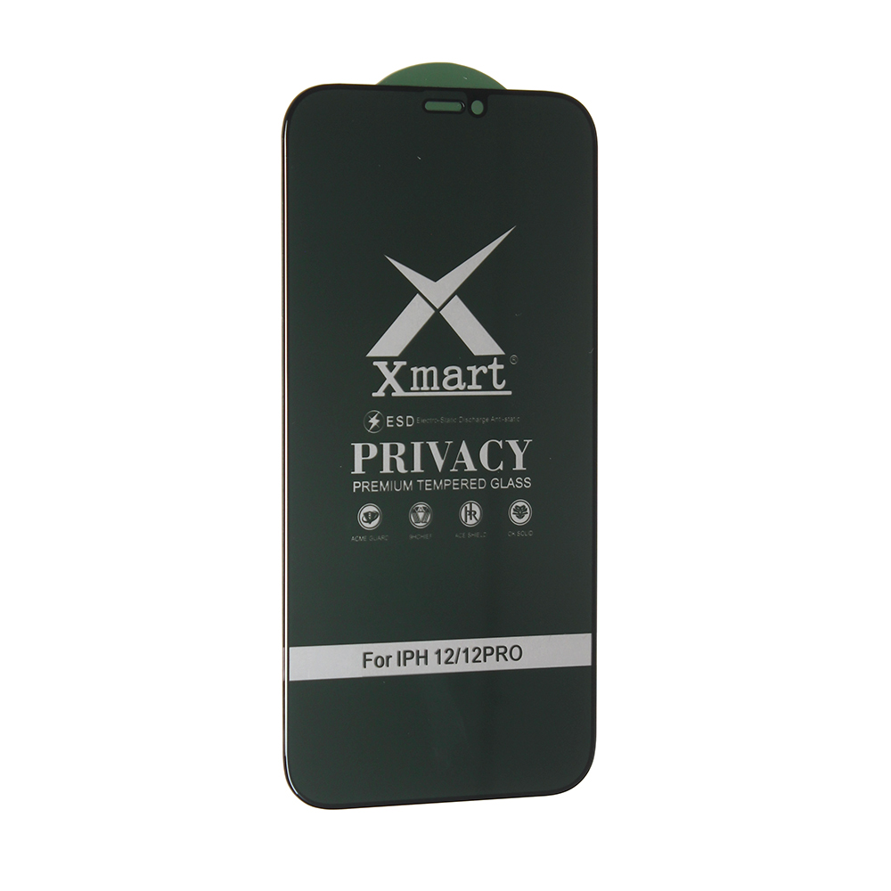 Zastitno staklo Tempered Glass X mart 9D Privacy za iPhone 12/12 Pro 6.1