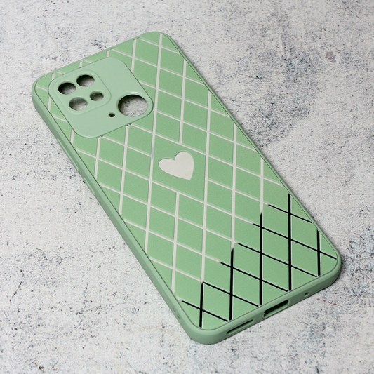 Torbica Diamond Heart za Xiaomi 10c svetlo zelena