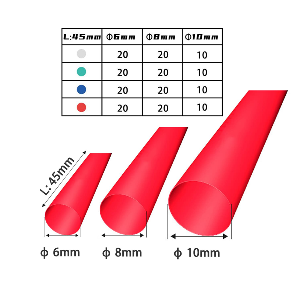 2UUL Secena termoskupljajuca spojnica 200pcs/set