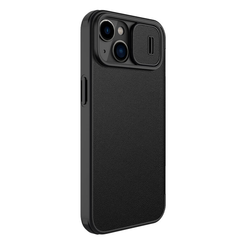 Torbica Nillkin Qin Pro (plain leather) za iPhone 14 Plus 6.7 crna