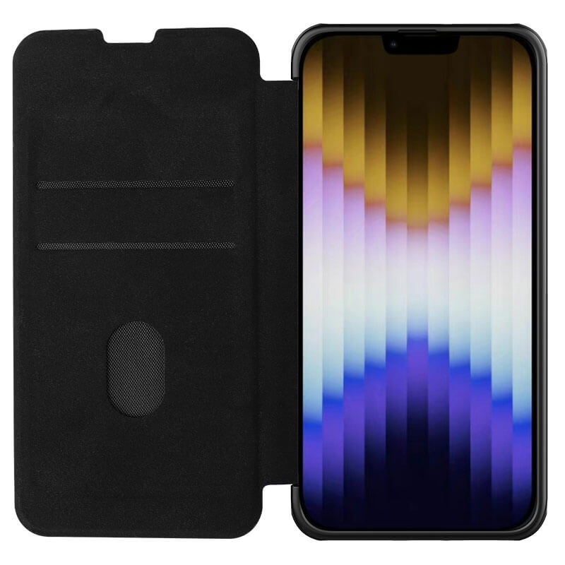 Torbica Nillkin Qin Pro (plain leather) za iPhone 14 Plus 6.7 crna
