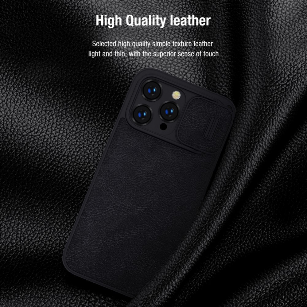 Torbica Nillkin Qin Pro za iPhone 14 Pro 6.1 crna