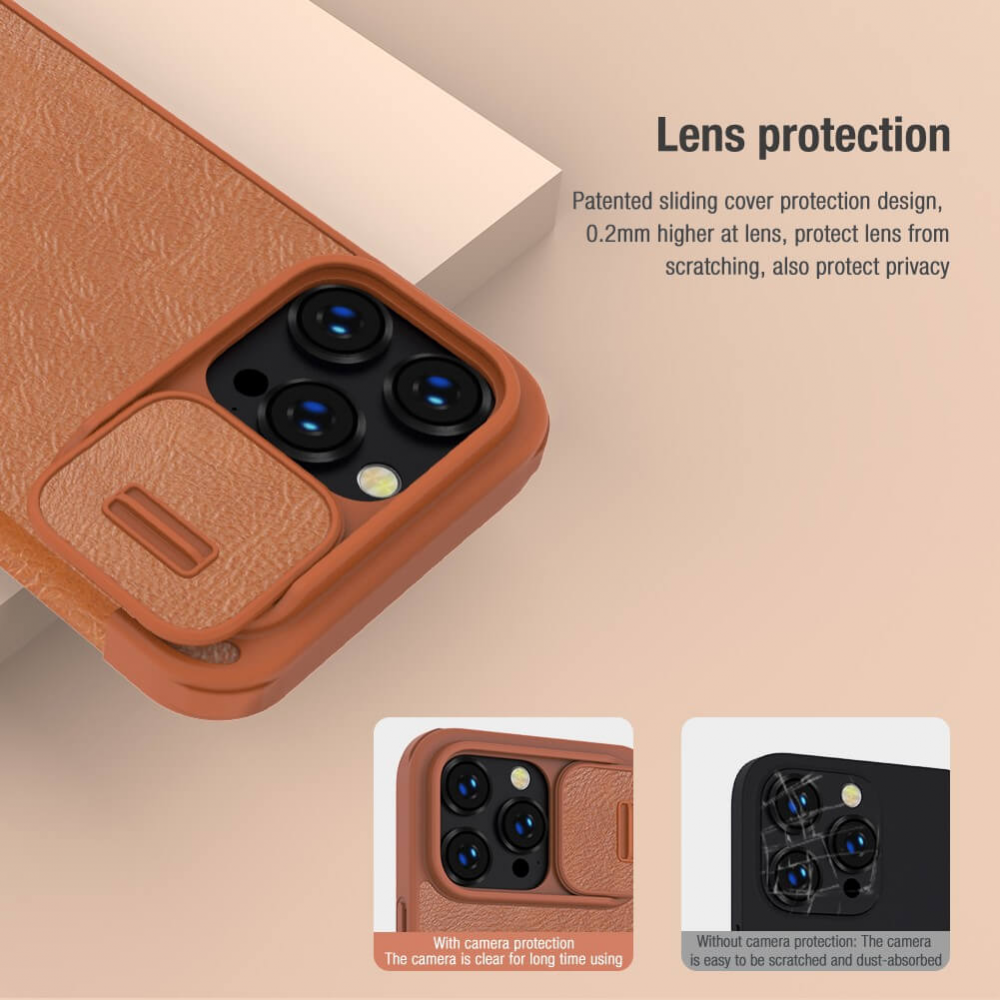 Torbica Nillkin Qin Pro za iPhone 14 Pro 6.1 crna