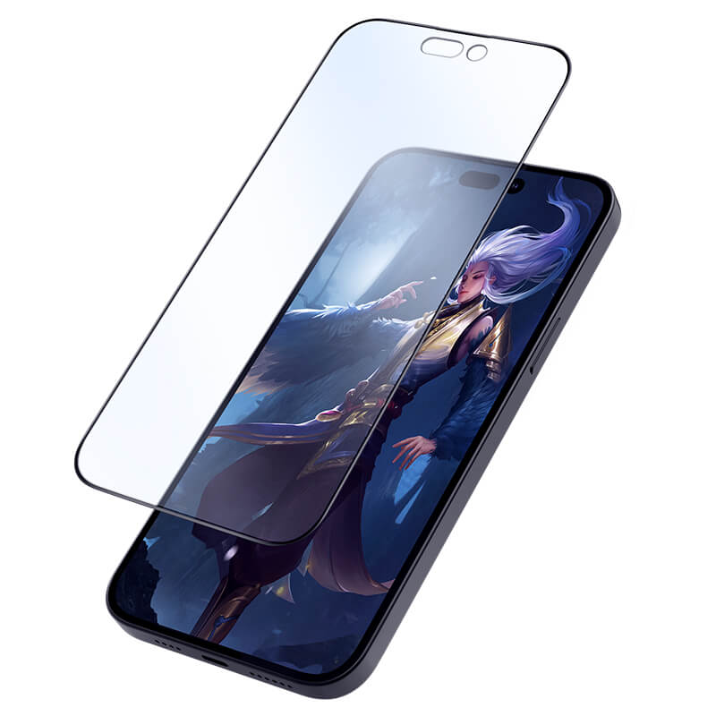 Zastitno Staklo Tempered glass Nillkin Fog Mirror za iPhone 14 Pro Max 6.7 crni