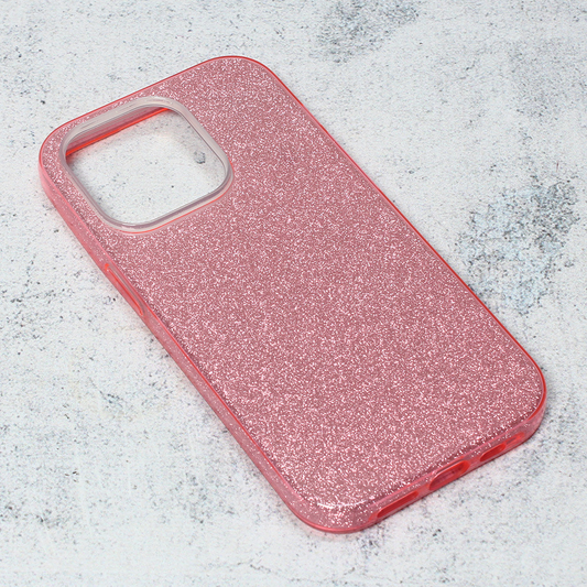 Torbica Crystal Dust za iPhone 14 6.1 Pro roze