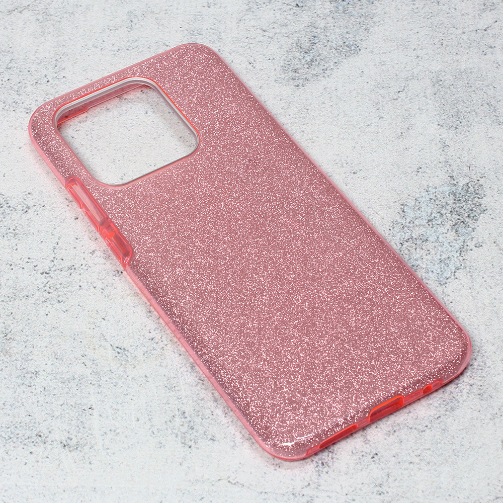 Torbica Crystal Dust za Xiaomi Redmi 10C roze