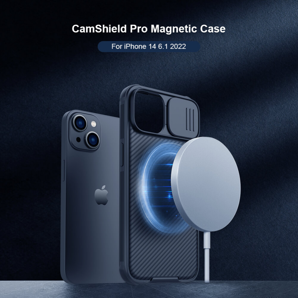 Torbica Nillkin CamShield Pro Magnetic za iPhone 14 6.1 crna