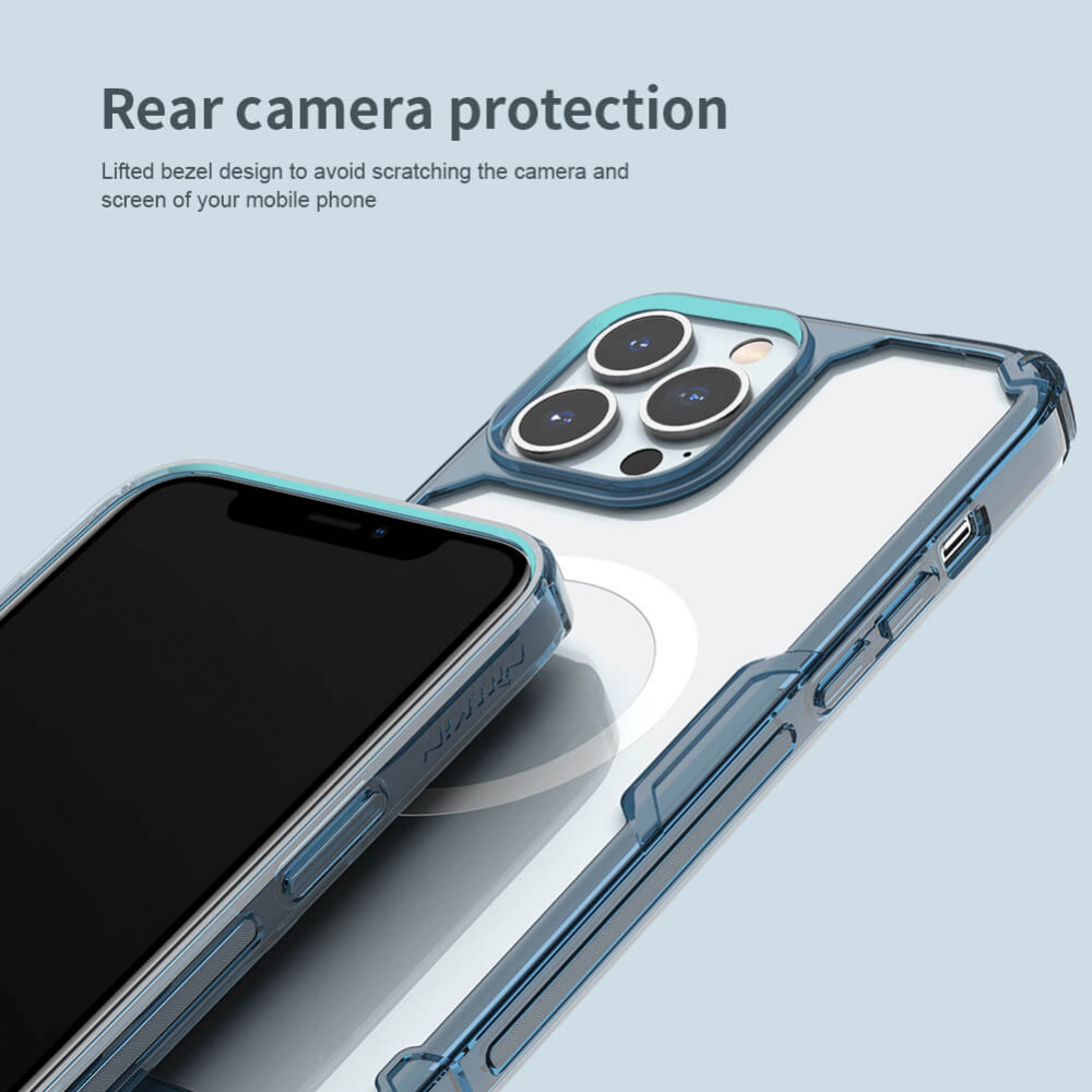 Torbica Nillkin Nature Pro Magnetic za iPhone 14 Pro 6.1 plava